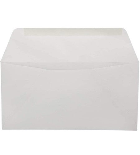 JAM PAPER #16 Commercial Envelopes with Wallet Flap - 6 x 12 - White - 50/Pack
