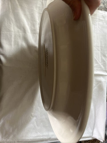Turkey Platter Tabletops Unlimited White Oval Serving Plate 18" X 14" Holidays