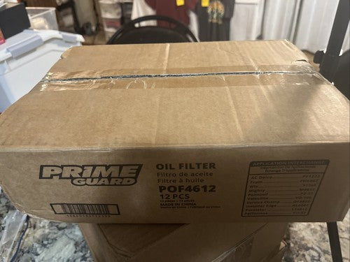 Case Of 12 Prime Guard Premium Engine Oil Filter POF4612 POF 4612 Sealed