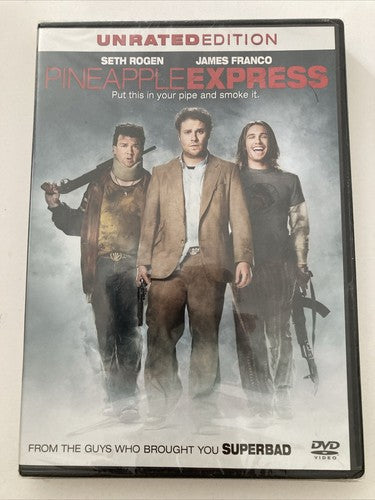 BRAND NEW Pineapple Express DVD 2008 Unrated Edition Seth Rogan James Franco