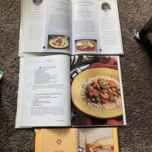 QTY: 3 COOKBOOKS Rachael Ray Top 30 Minutes Meals Down Home Cooking Walmart Book