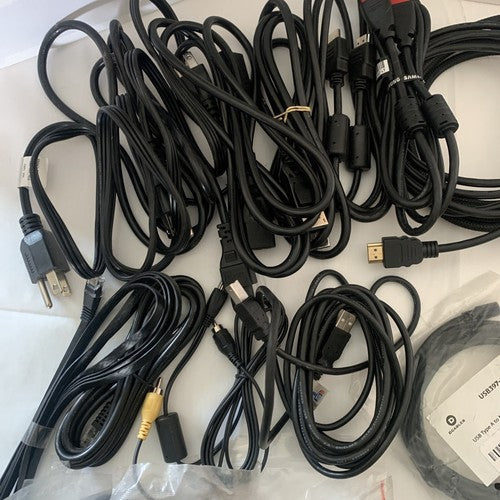 NEW CORDS mixed Computer wire USB extension Power Cable laptop ports AC misc
