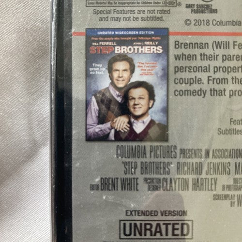 BRAND NEW DVD Step Brothers / Talladega Nights / Holmes & Watson 3 Movie Collect
