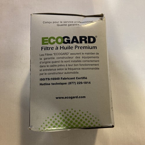 ECOGARD X5608 Premium Cartridge Engine Oil Filter Toyota Conventional Tacoma