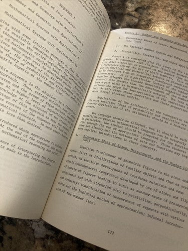 BOOK: A Compendium of CUPM Recommendations Vol 1 Volume Mathematical 1965 Vtg