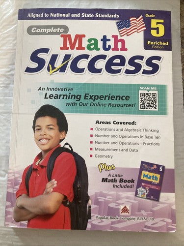 BOOK LOT: Grade 5 Complete Math Success Writings Mathematics Spectrum Homeschool