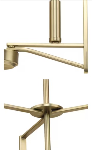 Progress Lighting Roxobel 3-Light Brushed Gold Modern/Contemporary Square Medium