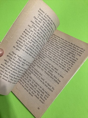 The Upstairs Room BOOK  Johanna Reiss War Drama Vintage 1990
