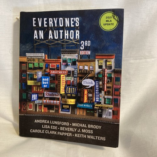 BOOK Everyone's an Author 2021 MLA Update by Michal Brody Keith Walters Andrea