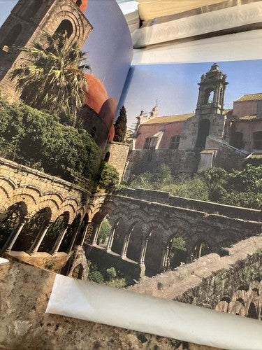 BOOK: SICILY THE ISLAND IN THE SUN Lanfranco Angeli Softcover 1984 Vintage Vtg
