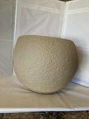 Audo Copenhagen Plantar Planter H26 10.2â By MENU Unglazed Stoneware Curvy Base