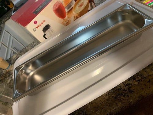 NEW Vollrath 30522 Super Pan V Steam Table half Size Long 2-1/2â 22 Gauge