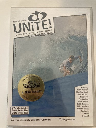 BRAND NEW UNiTE A LOOK INTO THE TRILOGY Surf Team Film Snow & Skate Movie