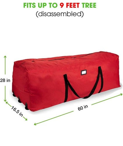 NEW Christmas Rolling Tree Storage Bag Heavy Duty Up To 9ft Extra Large Wheeled