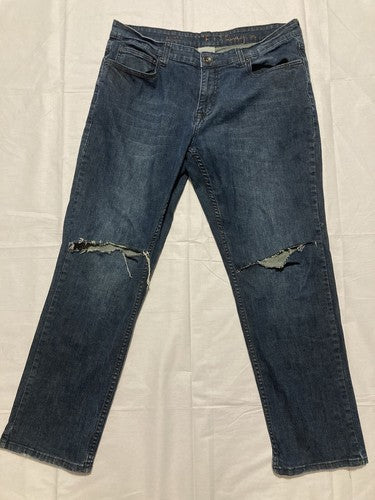 Urban Pipeline Jeans Mens 40x32 Relaxed Fit Tapered Leg Medium Wash Denim Blue
