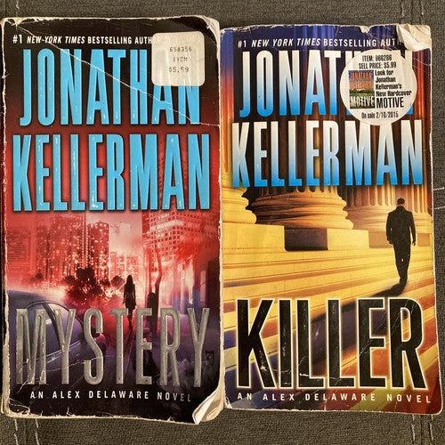 KILLER & MYSTERY LOT 2 BOOKS by Jonathan Kellerman Alex Delaware Novel 2015 2011