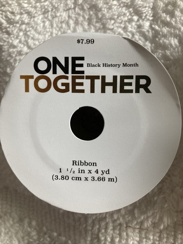 3 Wired Ribbon 1 1/2â 1.5 Inch Africa Black History Month One Together Lavender