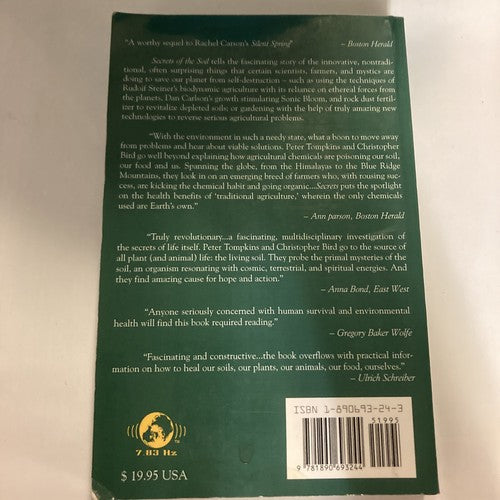 BOOK: Secrets of the Soil New Solutions for Restoring Our Planet Tompkins Bird