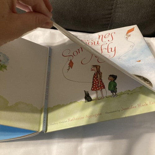 Sometimes You Fly by Katherine Applegate (2018, Picture Book) Used- Ex-Library