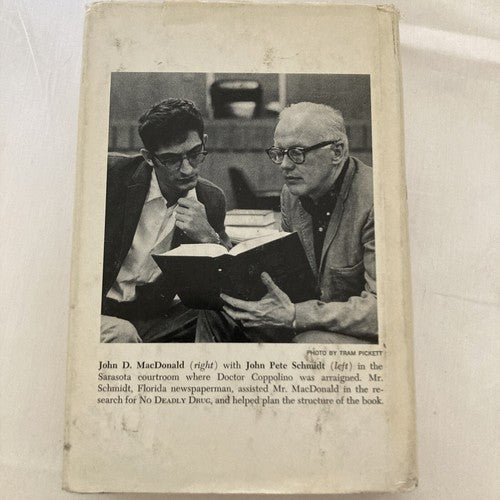 No Deadly Drug, by John D. MacDonald - 1968 - 1st Ed., Vintage Hardcover Book