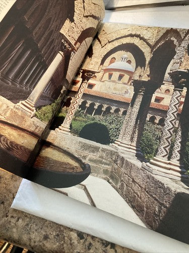 BOOK: SICILY THE ISLAND IN THE SUN Lanfranco Angeli Softcover 1984 Vintage Vtg