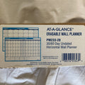 NEW At-A-Glance 30/60-Day Undated Horizontal Erasable Wall Planner 36 x 24 White