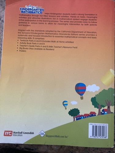 2 BOOK LOT: Kindergarten Math + 100 Sight Word Mini-Books Essential Sight Words
