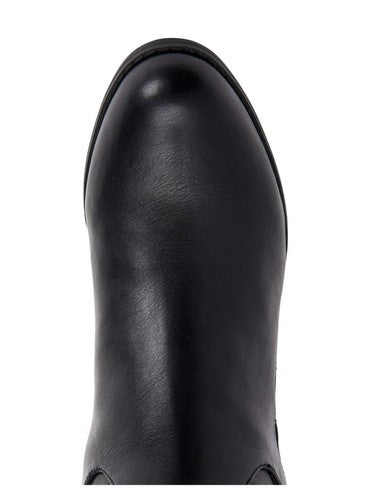 ALFANI Womens Black Arch Support Kallumm Block Heel Zip-Up Riding Boot 7 M