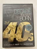 BRAND NEW DVD ð The Decade You Were Born 1940s Historical 'Til The Clouds Roll
