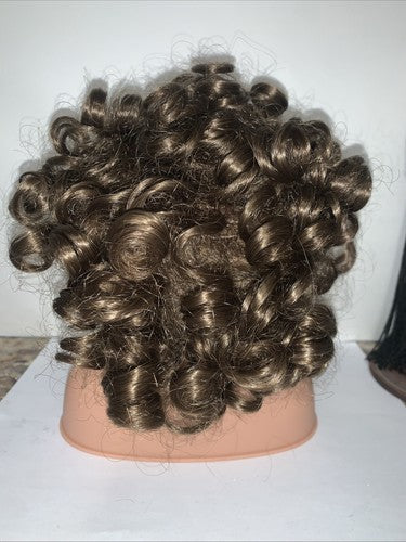 NEW Monique Collection Dottie Doll Wig Light Brown Size 12 13 Curly Ringlets
