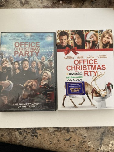 BRAND NEW Office Christmas Party Promo DVD 2017 Movie Jennifer Aniston Movie