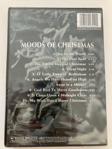 BRAND NEW CD/DVD Moods Of Christmas VOL 1 Joy To The World Silent Night & More
