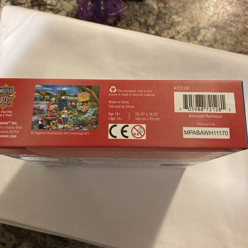 NEW Jigsaw Puzzle CHILDHOOD DREAMS Masterpieces 1000 Piece Backyard Barbeque