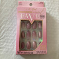 L.A. Girl Luxe Shine Nail Fave Artificial Nail Tips Excite Me GNT143 Press/glue