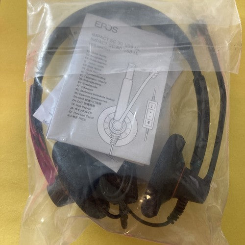 Epos Sennheiser IMPACT SC 60 USB ML Double-Sided Headset - Black (1000551)