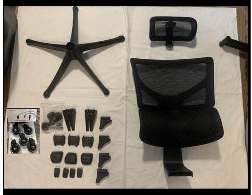 REPLACEMENT PARTS X-Chair X1 High End Task Chair Black Flex Mesh Back Headrest