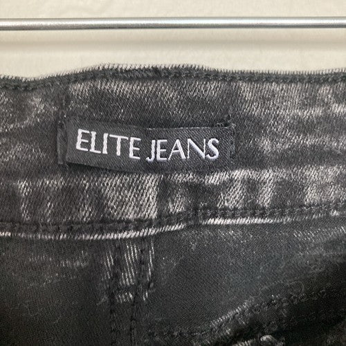 Elite jeans black jean shorts distressed sz 15 33â Womanâs Juniors Cut Off Fray