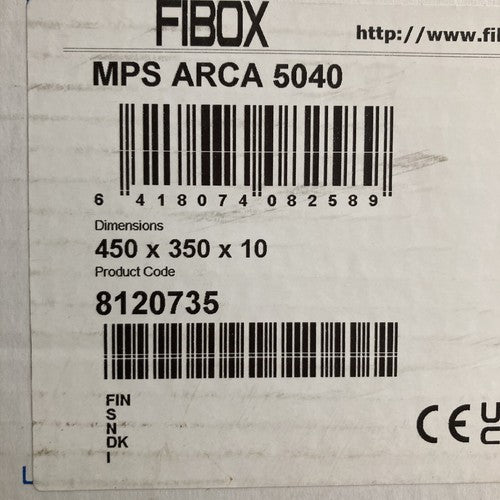 Fibox Enclosures MPS ARCA 5040 Galvanized Steel Mounting Plate 13.8â 17.7â 0.08â
