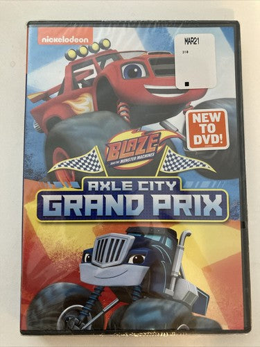 BRAND NEW DVD Nickelodeon Blaze & The Monster Machines AXEL CITY GRAND PRIX