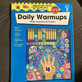 Daily Warm Ups Math Problems & Puzzles Grade 2 Paperback Work Book Paperback