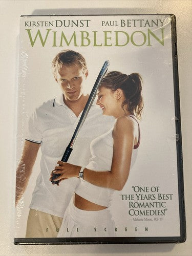 WIMBLEDON (DVD, 2004, Full Frame) Kirsten Dunst BRAND NEW! SEALED! Movie