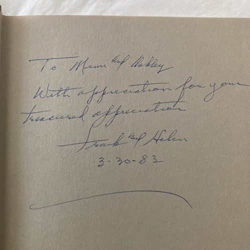 BOOK: THE CHALLENGE AND THE HARVEST Franklin D. Richards AUTOGRAPHED Signed