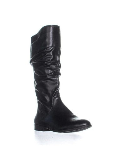 Style & Co Kelimaep Scrunched Boots  Women's Shoes Black Size 5 M