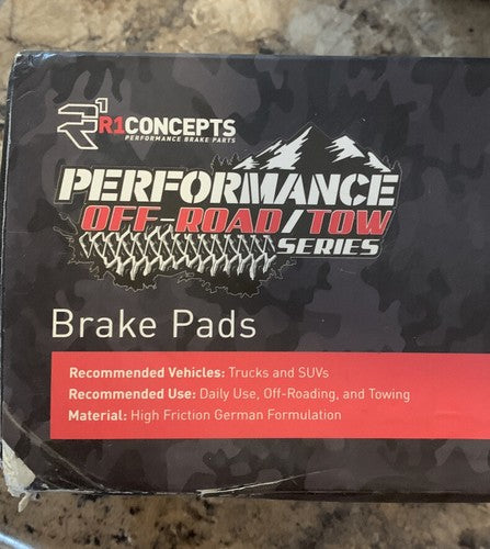R1 Concepts Performance Brake Pads 2400-1691-00 Off Road Series