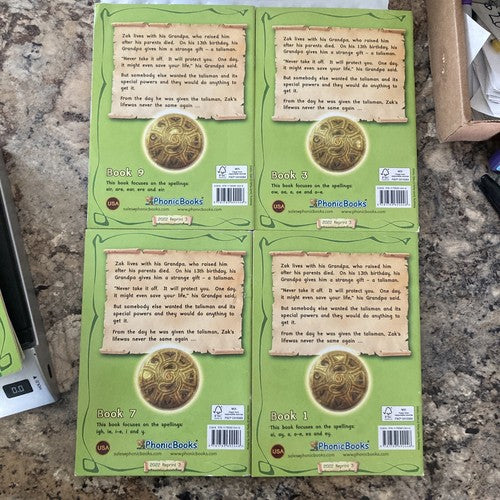 Phonic 4 BOOK LOT: Talisman 1 Series A Cry In The Dark Talisman Mountain Scare