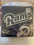 1 Pack  LA Rams Party Napkins NFL Los Angeles  6 1/2â X 6 1/2â Fiesta Game