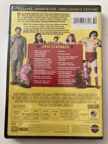 *BRAND NEW SEALED* Epic Movie (DVD, 2007, Unrated Version) Comedy Funny