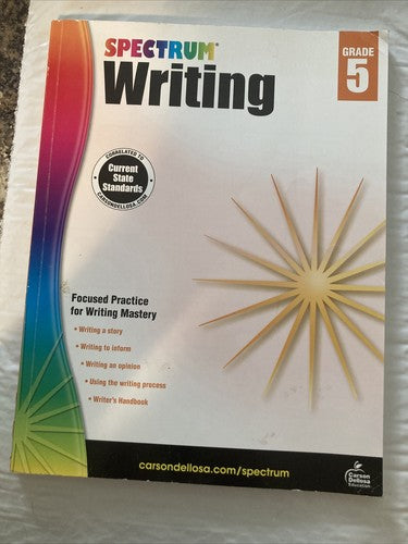 BOOK LOT: Grade 5 Complete Math Success Writings Mathematics Spectrum Homeschool