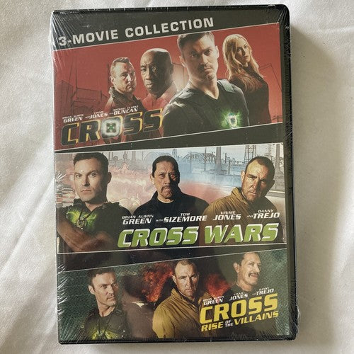 Cross / Cross Wars / Cross: Rise of the Villains (DVD) 3 Movie Collection Trejo