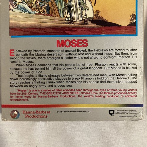 VHS Lot 2 Movies The Greatest Adventure The Miracles of Jesus & Moses religous